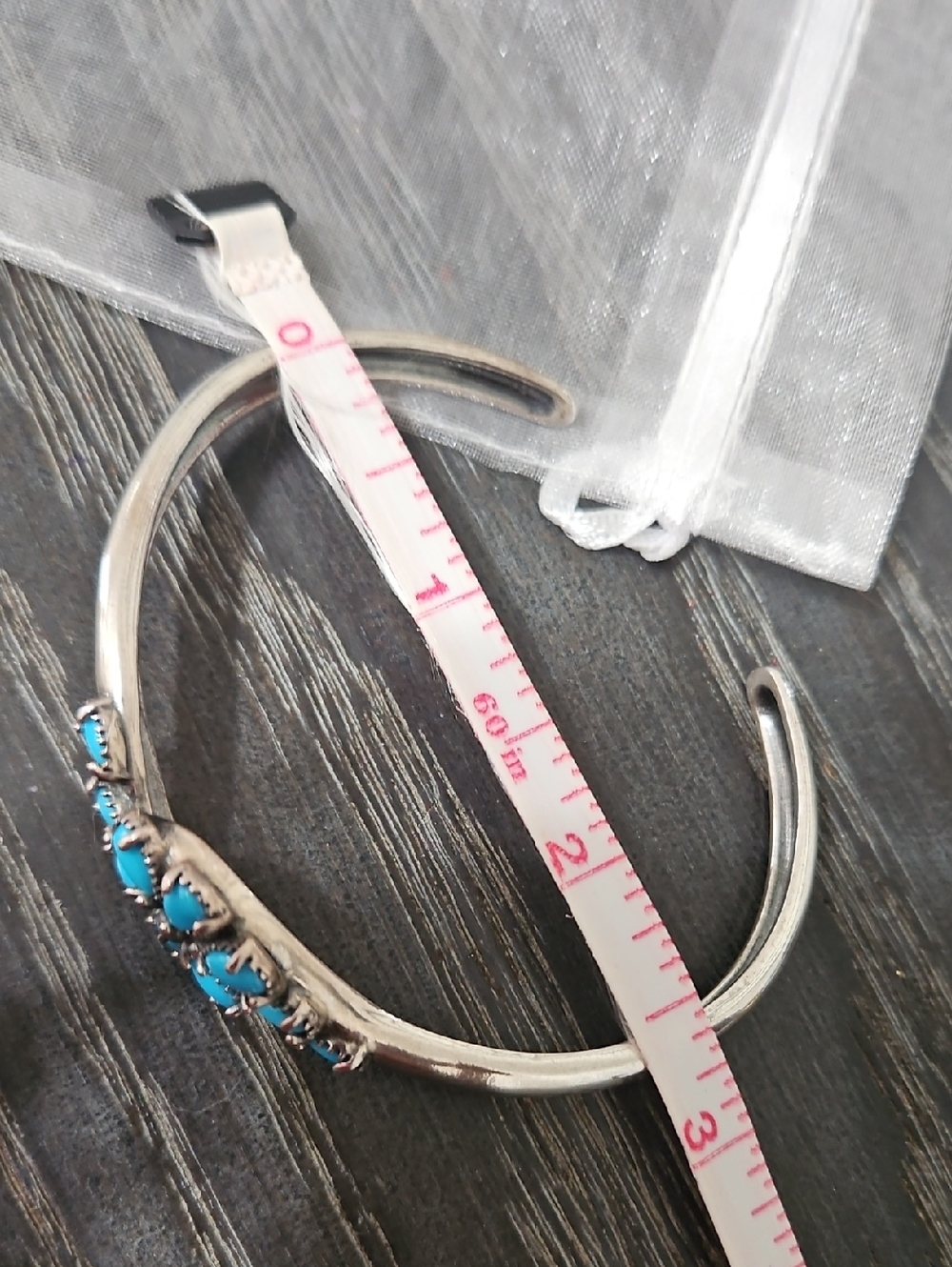 Carolyn Pollack Turquoise Cuff Bracelet - Picture 4 of 4